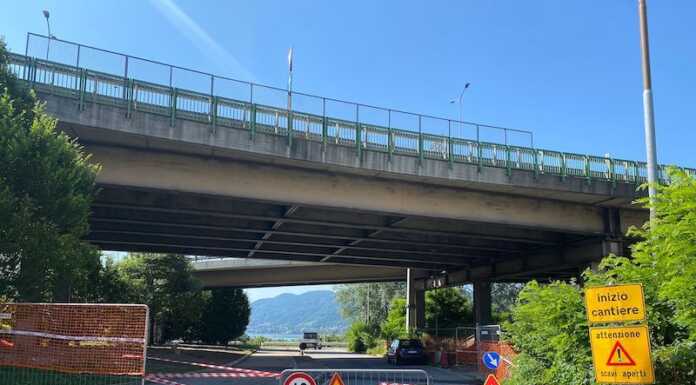 Quarto Ponte, al Bione si allestisce il cantiere. Proseguono i lavori a Pescate quarto ponte cantiere bione