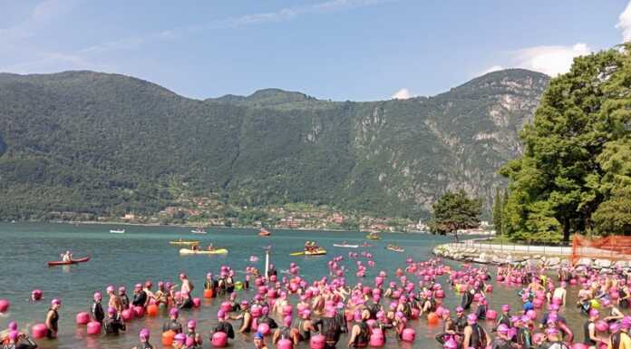 Mandello. Traversata del Lario: le bracciate più veloci di Venini e Devignani Traversata del Lario 2024 Mandello