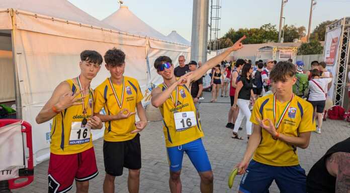 Campionato Italiani Allievi: Atletica Lecco Colombo Costruzioni 3^ nella 4×100 Atletica_campionati_italiani_Molfetta_Allievi_20240708