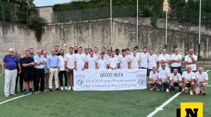 Calcio. La Lecco Alta, ufficialmente in 1^ categoria, si presenta Lecco Alta presentazione stagione 2024_2025