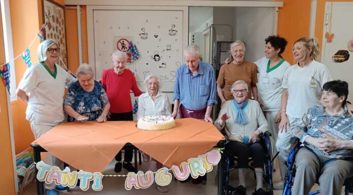 Airoldi e Muzzi, festa grande per i 102 della signora Rosa Mangili MANGILI ROSA
