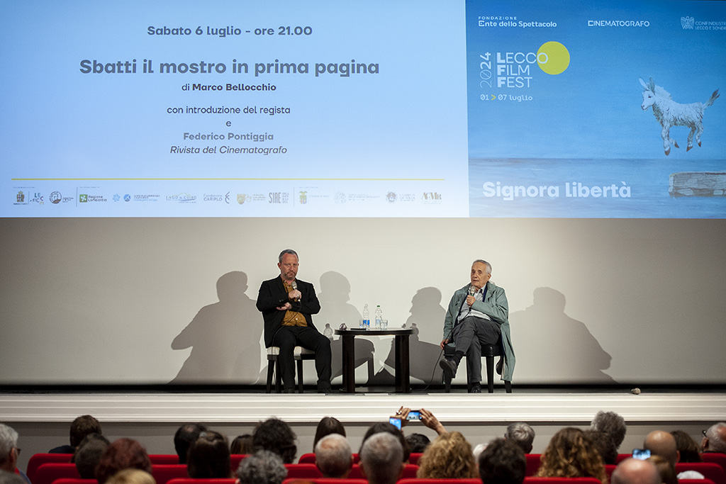 Marco Bellocchio con Federico Pontiggia (ph. Stefano Micozzi)
