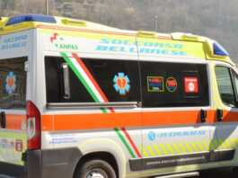 SS36. Incidente nei pressi dello svincolo di Bellano in direzione Sondrio Ambulanza Soccorso Bellanese