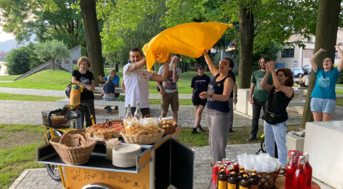 Legambiente Lecco: inaugurata la nuova bici cargo a Pescarenico