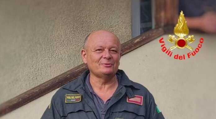 Vigili del Fuoco, in pensione Luca Riva, storica figura del comando di Lecco luca riva vigile del fuoco in pensione