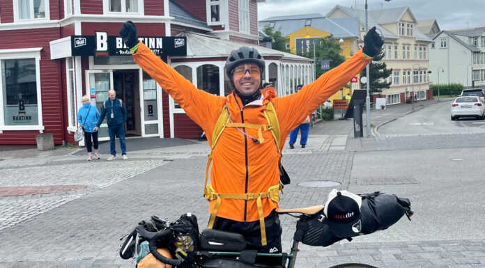 750 km in bici in Islanda, Alessandro Sozzi racconta la sua avventura Alessandro Sozzi in Islanda