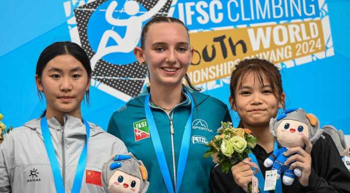 Alice Marcelli c’è! E’ lei la neo campionessa mondiale U16 di arrampicata Alice Marcelli
