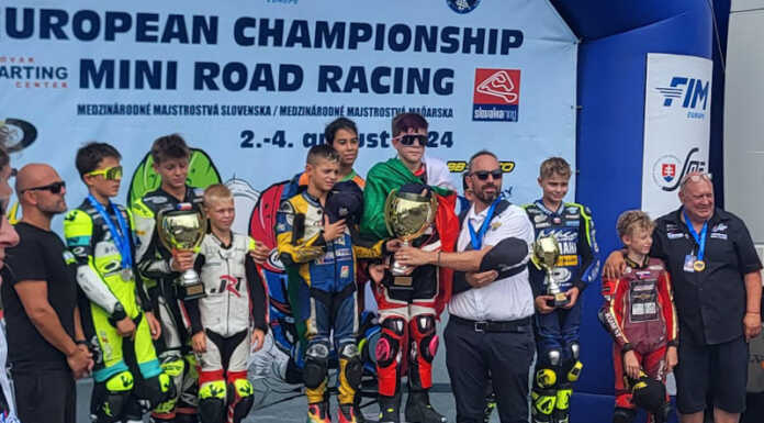 Moto, il calchese Alessandro Lora è campione europeo mini gp Ohvale