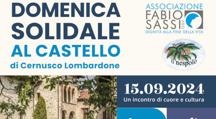 Cernusco. Aperte le iscrizioni all’evento “Domenica solidale al Castello”