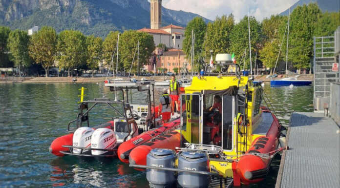 Bimbo colto da malore a Bellagio, trasportato a Lecco con l’idroambulanza Idroambulanza e vigili del fuoco