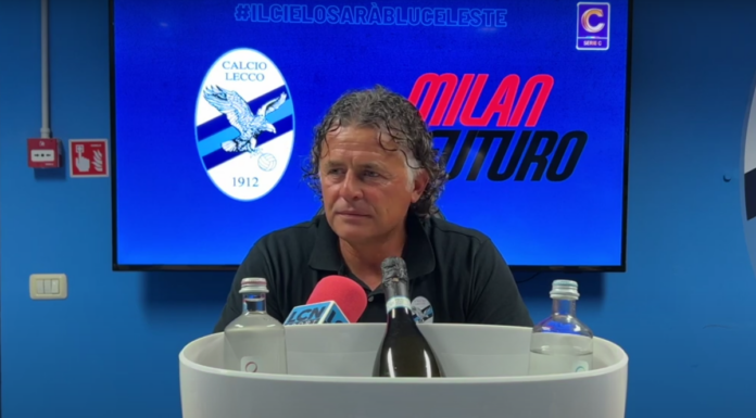 Calcio Lecco. Baldini post Milan: “Abbiamo ancora tanto da lavorare” Baldini post Lecco-Milan Futuro
