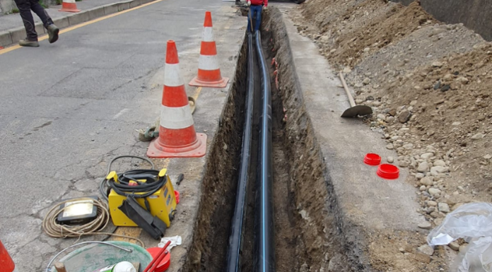 Conclusi i lavori di interconnessione tra gli acquedotti di Calolzio e Monte Marenzo lario reti holding tubature tubazioni acqua