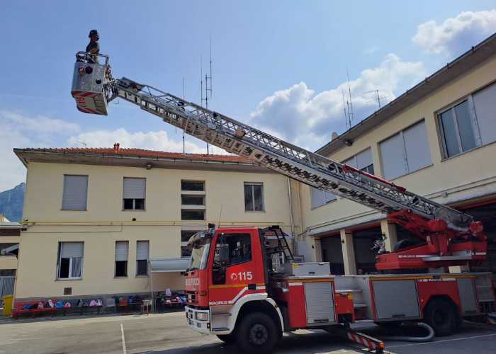 Attività svolta con i Vigili del Fuoco