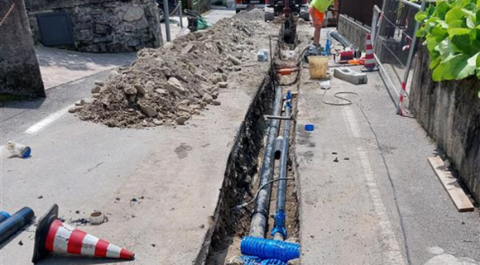 Lario Reti Holding. Terminati i lavori alla rete idrica di via del Torchio a Lierna