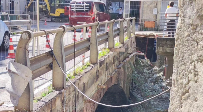 Ponte di Malavedo, gettate le fondazioni della nuova passerella a valle