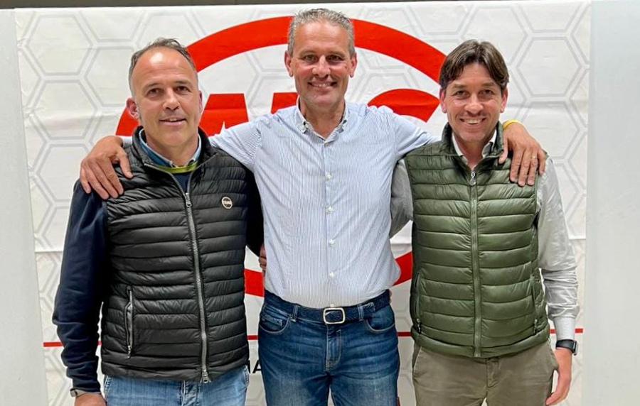 Marco Pirovano, il presidente Crippa, e Davide Ziliotto