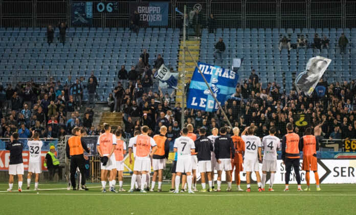 Tifosi Lecco a Novara-Lecco