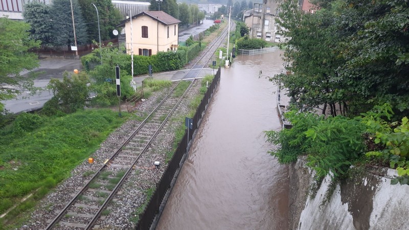 Maltempo Bulciago allagamenti