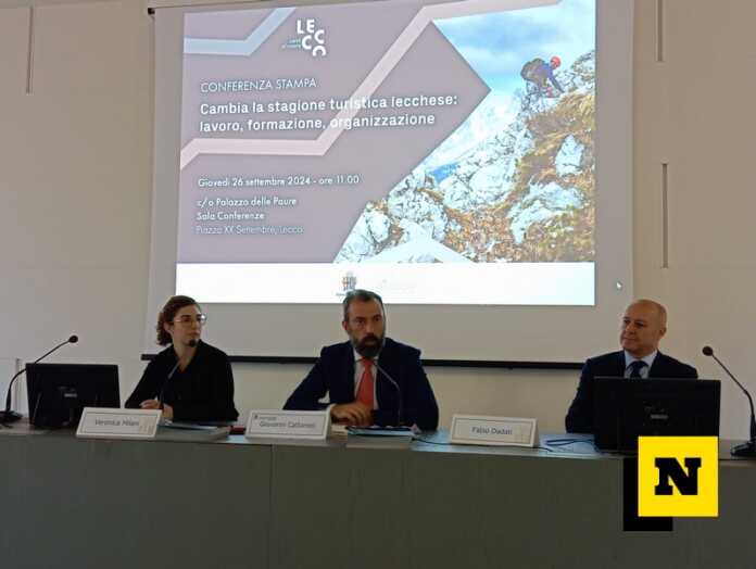 Conferenza presentazione nuova brochure offerta turistica autunnale Lecco Palazzo Paure