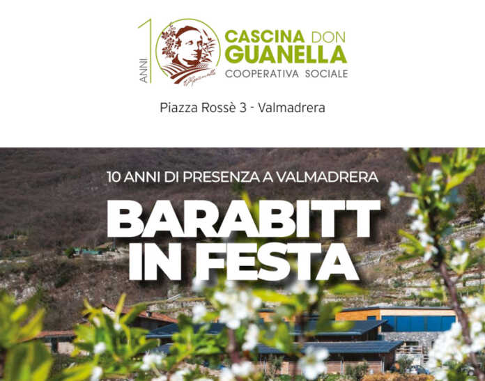 Cascina don guanella 10 anni barabitt festa