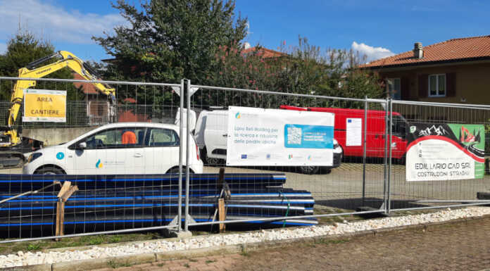 Nibionno: si rinnova la rete di acquedotto in via Italia Libera Lario Reti Holding lavori a Nibionno