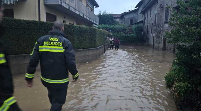 Maltempo. A Monticello di Olgiate Molgora evacuate cinque famiglie Monticello esondazione Molgora