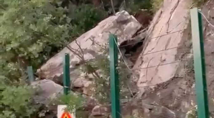 Frana di Perledo, resta chiusa la SP72 frana perledo