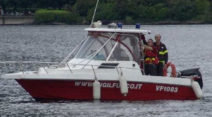 Pescate. Persona in difficoltà in acqua, ma è un falso allarme Pilotina Vigili Fuoco generica lago