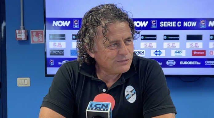 Serie C. Baldini su Lecco-Lumezzane: “Dobbiamo fare noi la partita” Baldini, credits to Calcio Lecco 1912