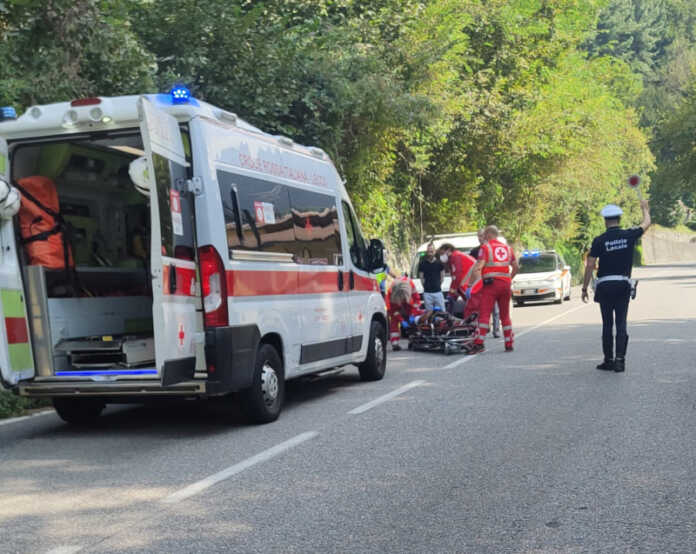 Laorca Pomedo soccorsi sul luogo dell'incidente