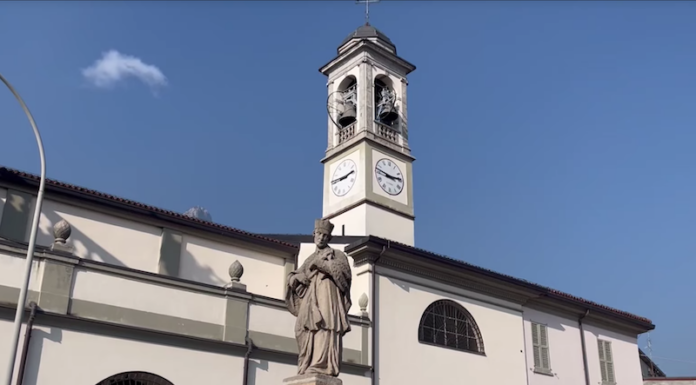 Castello accoglie il nuovo parroco, Don Antonio Bonacina chiesa di castello