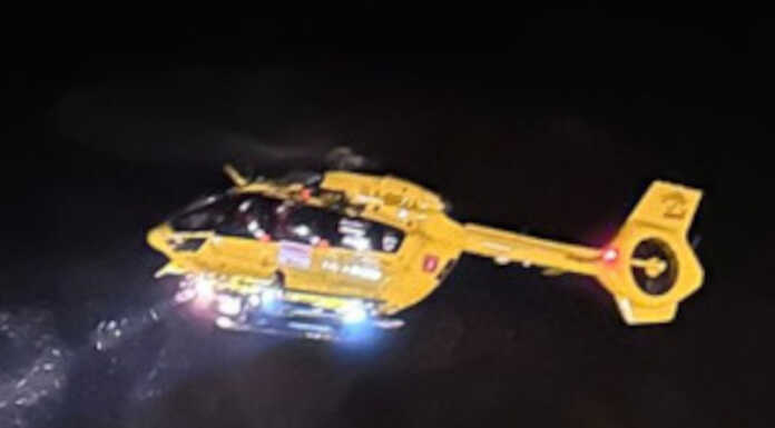 Elisoccorso in azione sul Grignone, ma è un falso allarme elisoccorso volo notturno