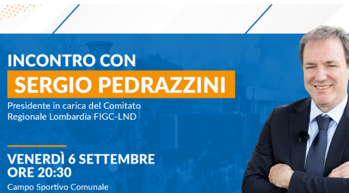 Calcio. Incontro tra Sergio Pedrazzini e le società dilettantistiche lecchesi