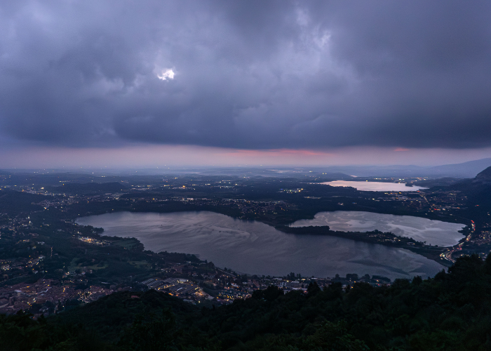 La vista dal Monte Barro