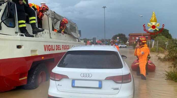 Maltempo nelle Marche, anche i VVF di Lecco in aiuto alla popolazione