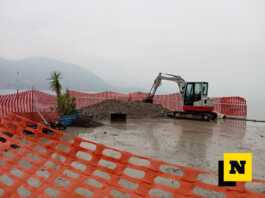 Sul chiosco di Grumo a Lierna: “Ai cittadini non raccontata la realtà dei fatti” Lierna Chiosco Grumo lavori in corso