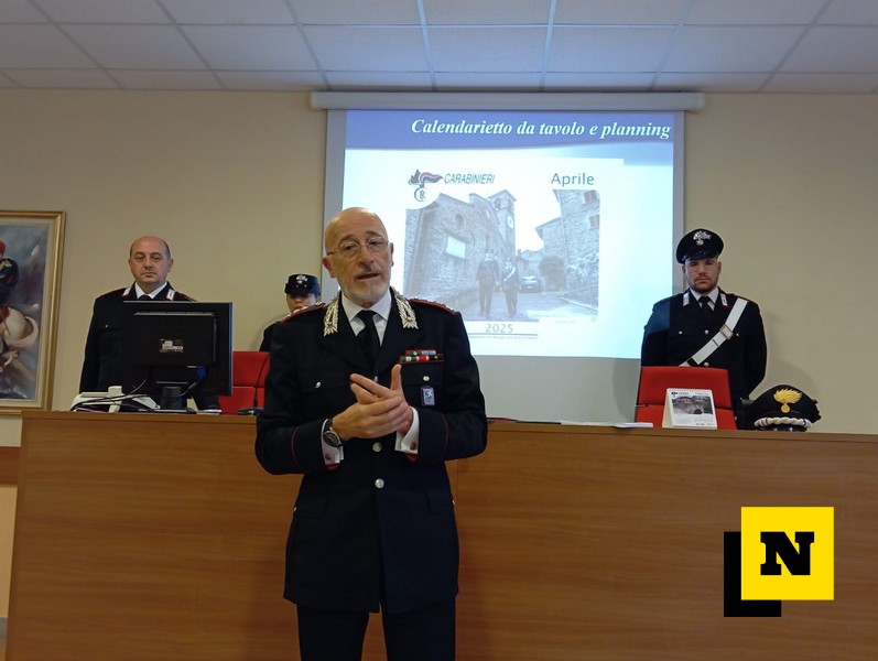 Presentazione Calendario Storico Arma Carabinieri edizione 2025