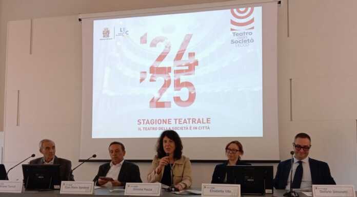 Ecco la nuova stagione teatrale del Comune di Lecco, (forse) l’ultima itinerante Presentazione stagione teatrale Comune Lecco Palazzo Paure