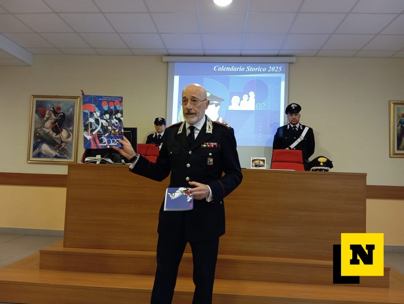 Presentazione Calendario Storico Arma Carabinieri edizione 2025