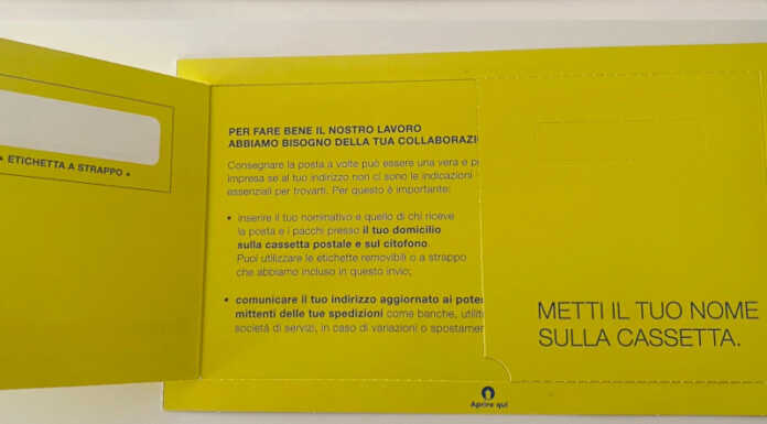Cassette della posta anonime: in 34 comuni lecchesi l’iniziativa “etichetta la cassetta” Foto Etichetta la Cassetta