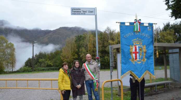 Dalla piazza più alta di Lecco nasce il ricordo della partigiana Vera Ciceri