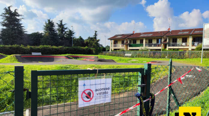 Merate: la usano, ma non è pronta. Il sindaco lucchetta la pista da pump track
