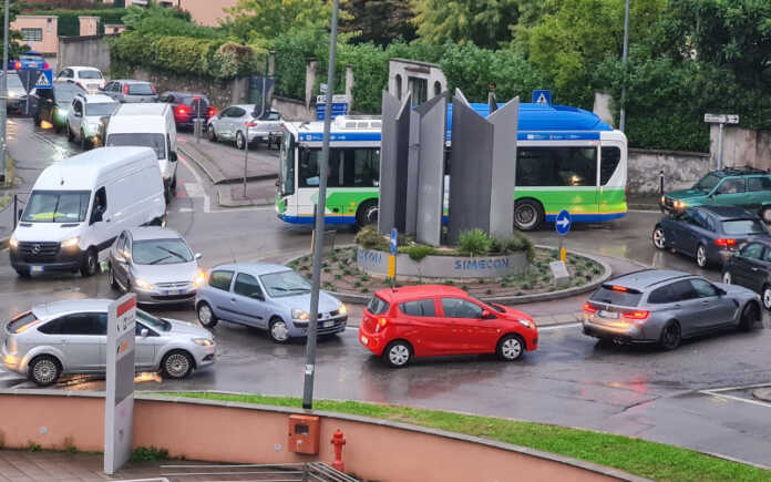 Traffico a Lecco