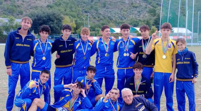 L’Atletica Lecco conquista il bronzo nel Campionato di Società Allievi Argento