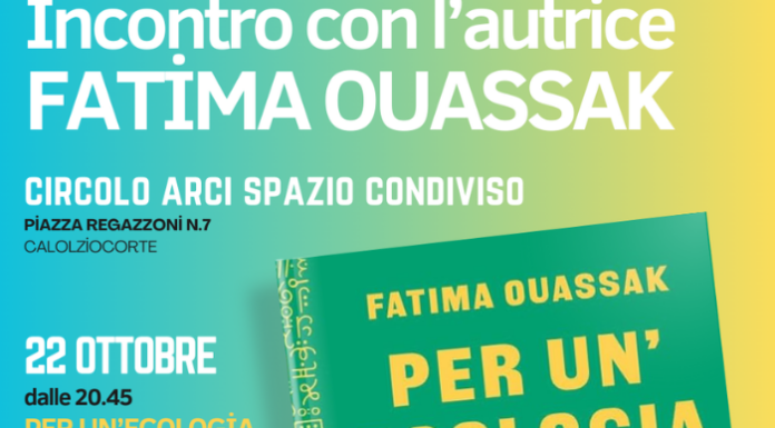 A Calolzio “Per un’ecologia pirata… e saremo liberi!” di Fatima Ouassak