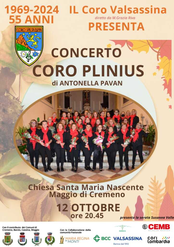 coro plinius maggio valsassina