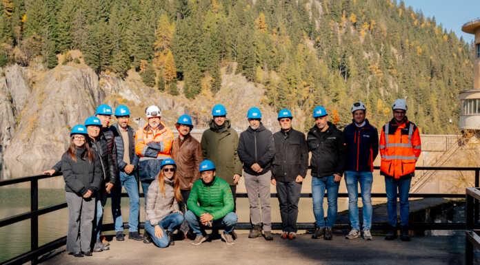 Transizione energetica: imprenditori in visita agli impianti idroelettrici valtellinesi