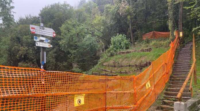 Malgrate. Frana a Pian Sciresa, chiuso anche il sentiero frana pian sciresa