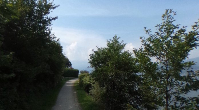 Colico. Sentiero Valtellina chiuso per due settimane dall’ingresso “Ontano” Sentiero Valtellina Colico