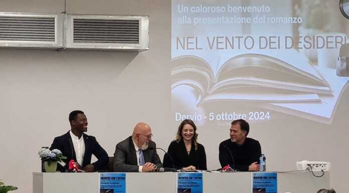 Dervio. Oltre 130 persone alla presentazione del libro sull’atleta Kwadzo Klokpah